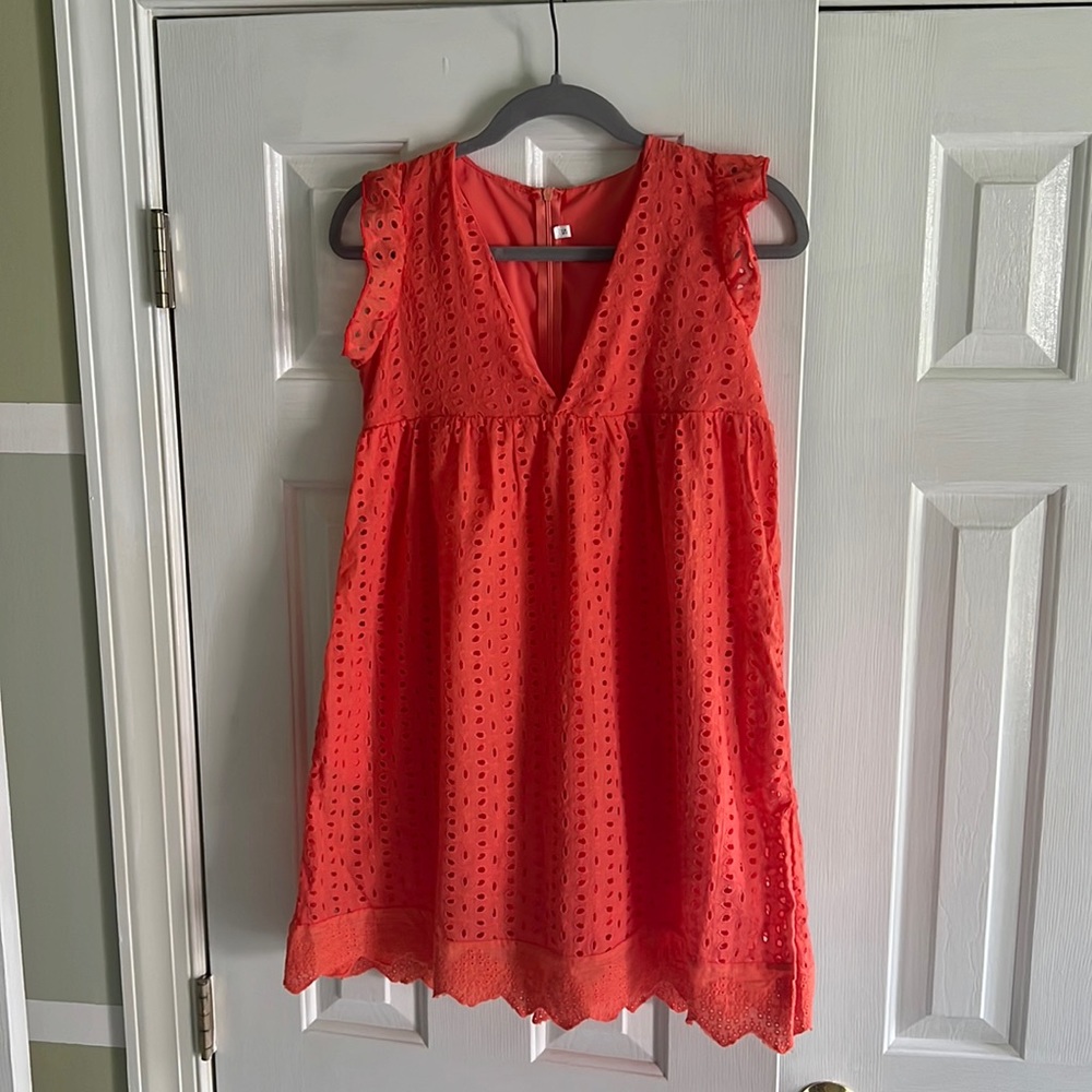 NWOT Adorable orange romper.  Size small.